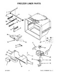 Diagram for 04 - Freezer Liner Parts