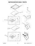 Diagram for 08 - Refrigerator Shelf Parts