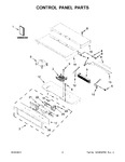 Diagram for 02 - Control Panel Parts