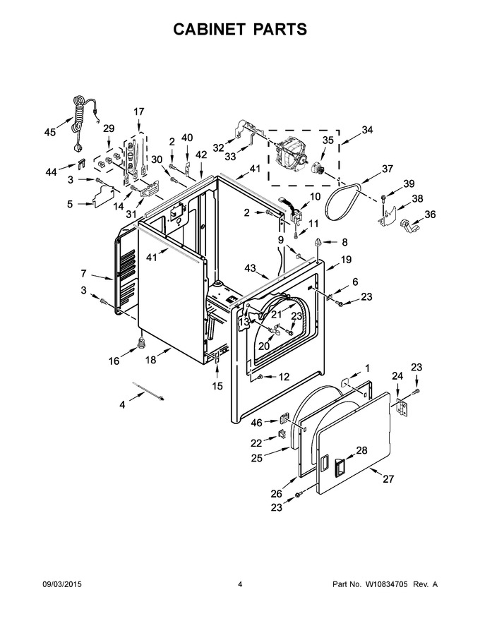 Diagram for YMEDC415EW1