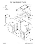 Diagram for 02 - Top And Cabinet Parts