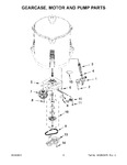 Diagram for 05 - Gearcase, Motor And Pump Parts