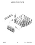 Diagram for 11 - Lower Rack Parts