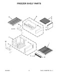 Diagram for 08 - Freezer Shelf Parts