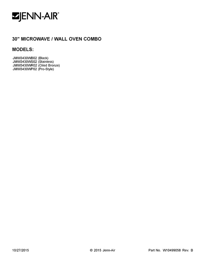 Diagram for JMW3430WB02