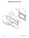 Diagram for 08 - Microwave Door Parts