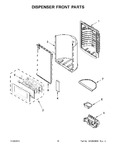 Diagram for 09 - Dispenser Front Parts