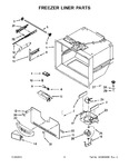 Diagram for 04 - Freezer Liner Parts