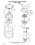 Diagram for 03 - Motor, Basket And Tub Parts