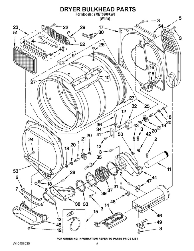 Diagram for YMET3800XW0