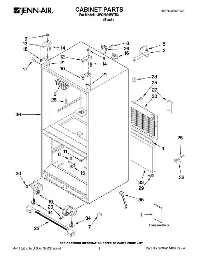 Diagram for JFC2089WTB3