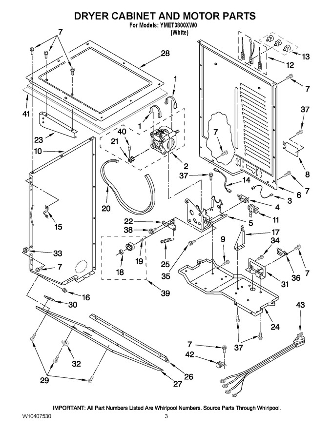 Diagram for YMET3800XW0