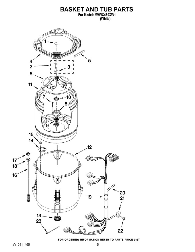 Diagram for MVWC450XW1