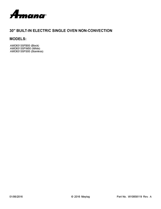 Diagram for AWO6313SFB00