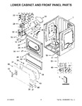 Diagram for 03 - Lower Cabinet And Front Panel Parts