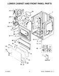 Diagram for 03 - Lower Cabinet And Front Panel Parts