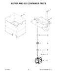 Diagram for 10 - Motor And Ice Container Parts