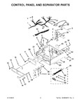 Diagram for 02 - Control Panel And Separator Parts