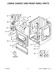 Diagram for 03 - Lower Cabinet And Front Panel Parts