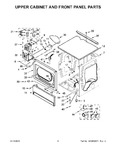 Diagram for 04 - Upper Cabinet And Front Panel Parts