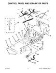 Diagram for 02 - Control Panel And Separator Parts