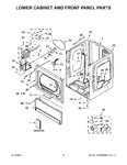 Diagram for 03 - Lower Cabinet And Front Panel Parts