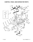 Diagram for 02 - Control Panel And Separator Parts