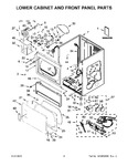 Diagram for 03 - Lower Cabinet And Front Panel Parts