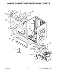 Diagram for 03 - Lower Cabinet And Front Panel Parts