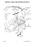 Diagram for 02 - Control Panel And Separator Parts