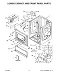 Diagram for 03 - Lower Cabinet And Front Panel Parts