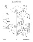 Diagram for 02 - Cabinet Parts