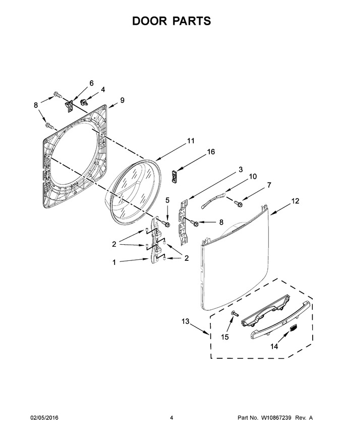 Diagram for MHW3500FW0