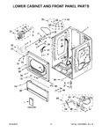 Diagram for 03 - Lower Cabinet And Front Panel Parts