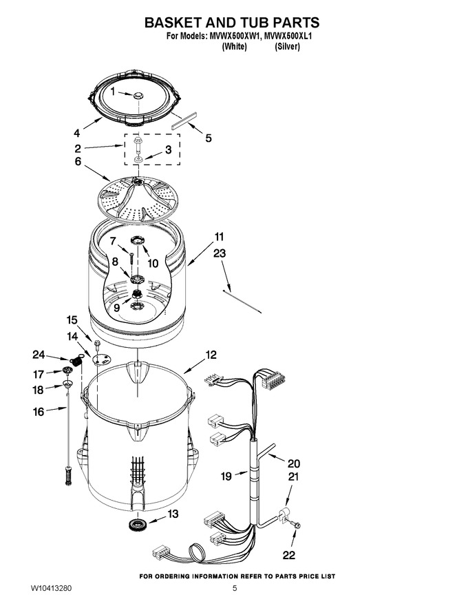 Diagram for MVWX500XL1