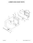 Diagram for 05 - Lower Oven Door Parts