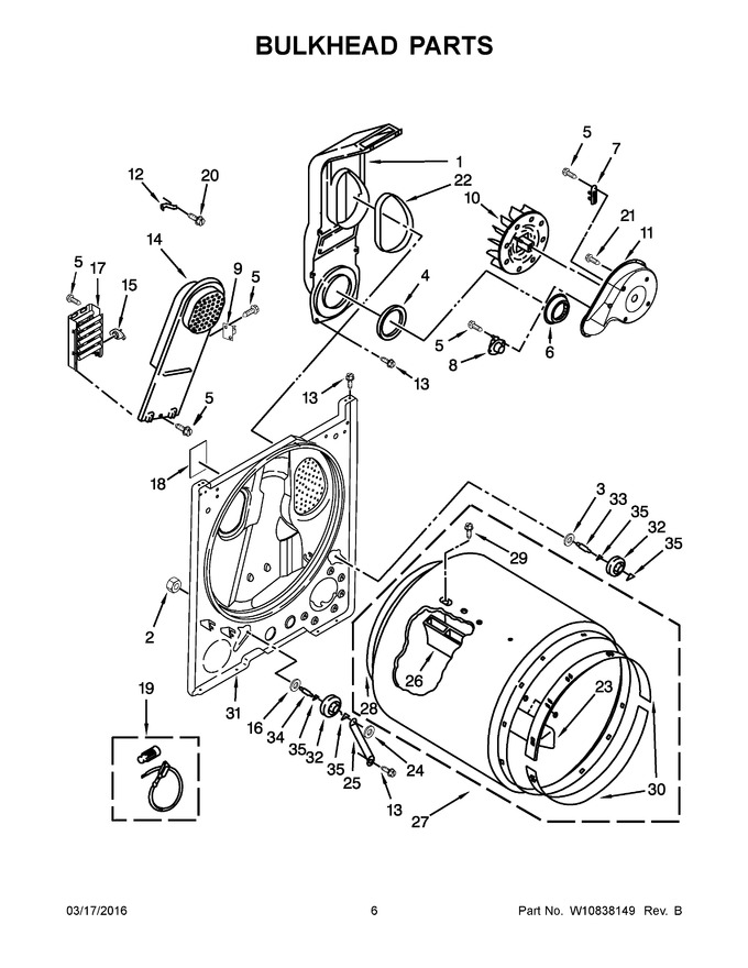 Diagram for YNED4655EW1