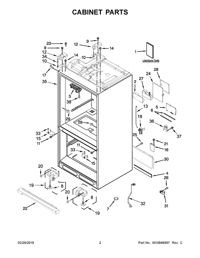 Diagram for MFX2876DRE01