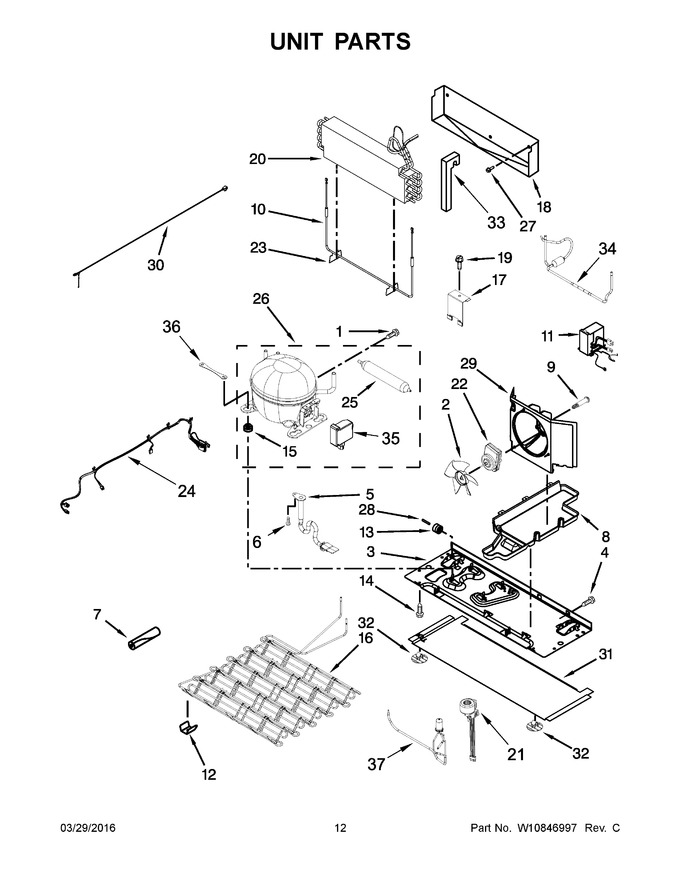 Diagram for MFX2876DRH01