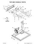 Diagram for 02 - Top And Console Parts