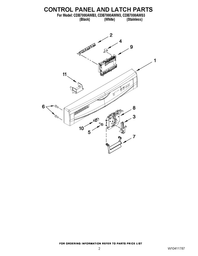 Diagram for CDB7000AWS3