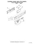 Diagram for 02 - Control Panel And Latch Parts