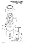 Diagram for 03 - Basket And Tub Parts