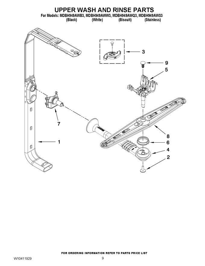 Diagram for MDBH949AWS3