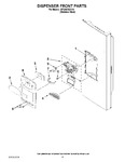 Diagram for 08 - Dispenser Front Parts