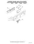 Diagram for 02 - Control Panel And Latch Parts