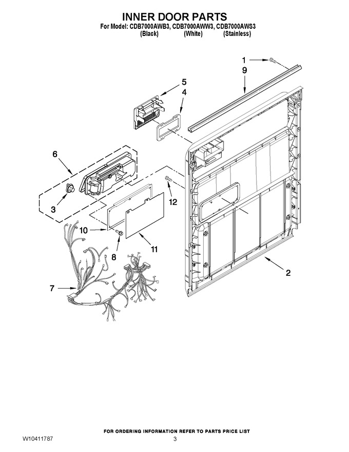 Diagram for CDB7000AWW3