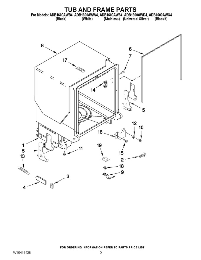 Diagram for ADB1600AWD4