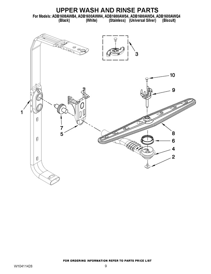 Diagram for ADB1600AWW4