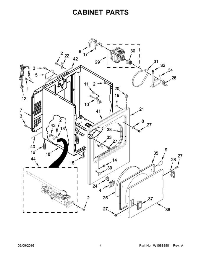 Diagram for MGDC555DW3